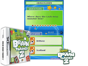 Junior Brain Trainer 2 (Europe) (En,Fr,De,Es,It) Cover